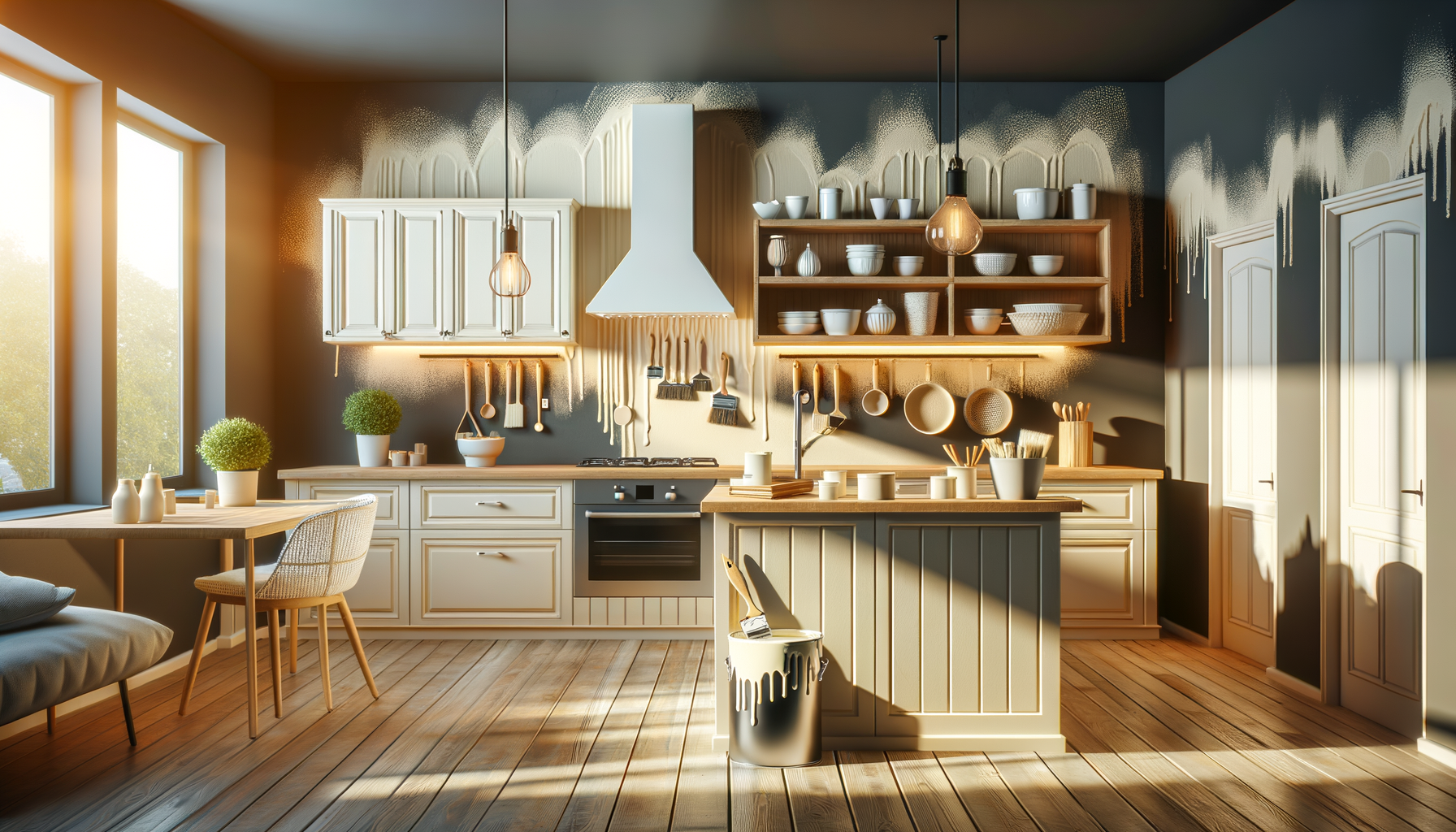 Преимущества использования латексной краски для кухни