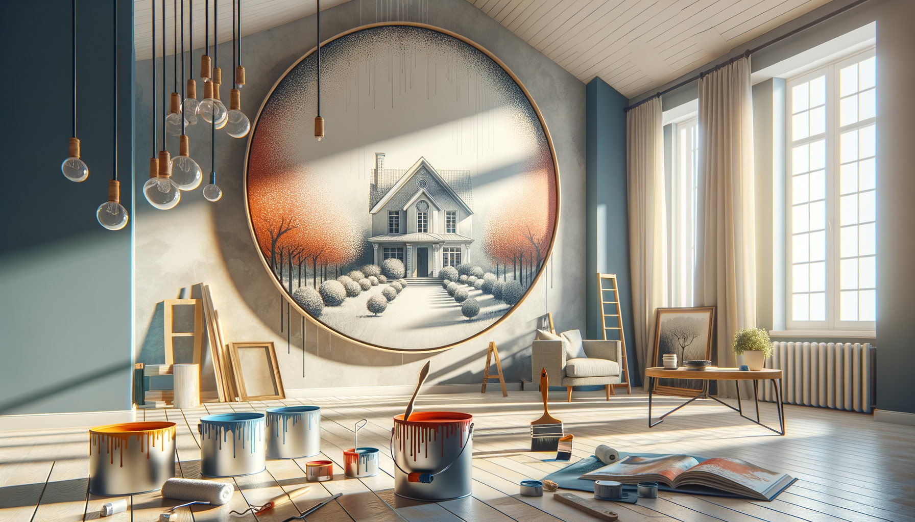 Преимущества использования акриловой краски для стен