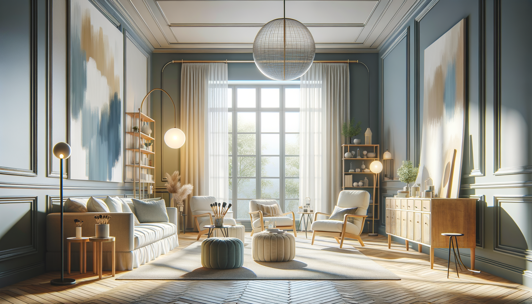 Как выбрать краску для гостиной: советы дизайнеров