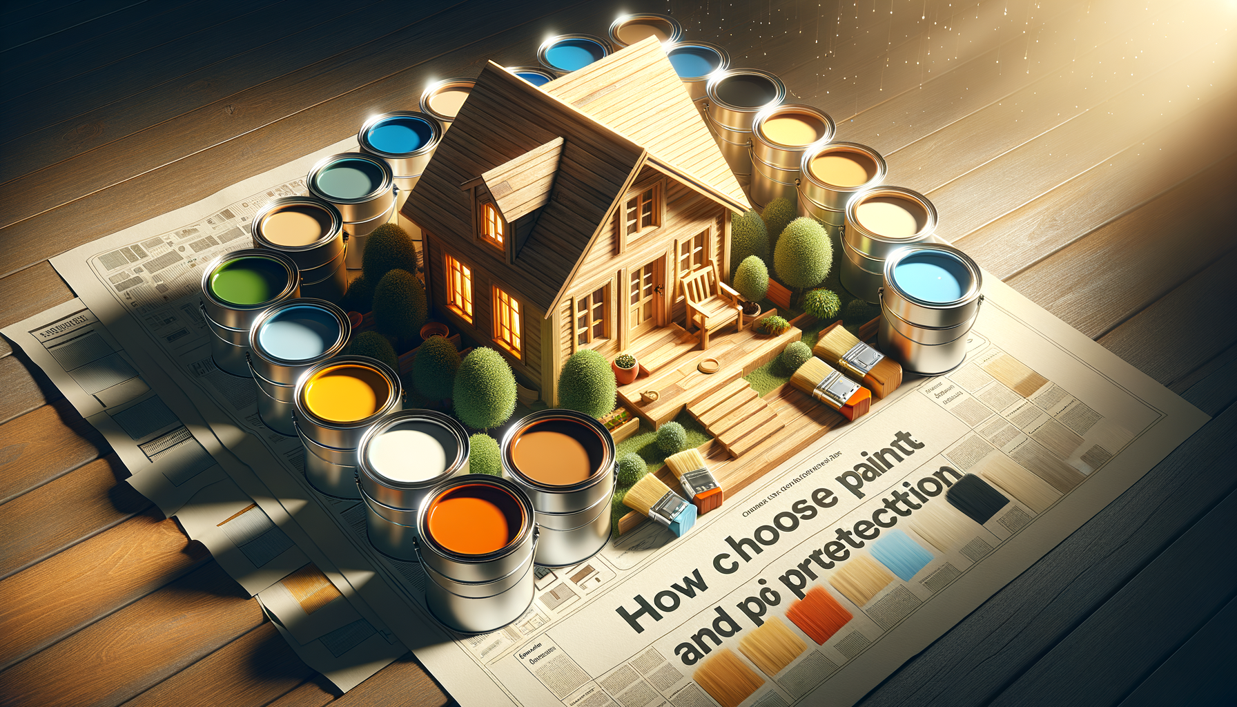 Как выбрать краску для деревянного дома: долговечность и защита