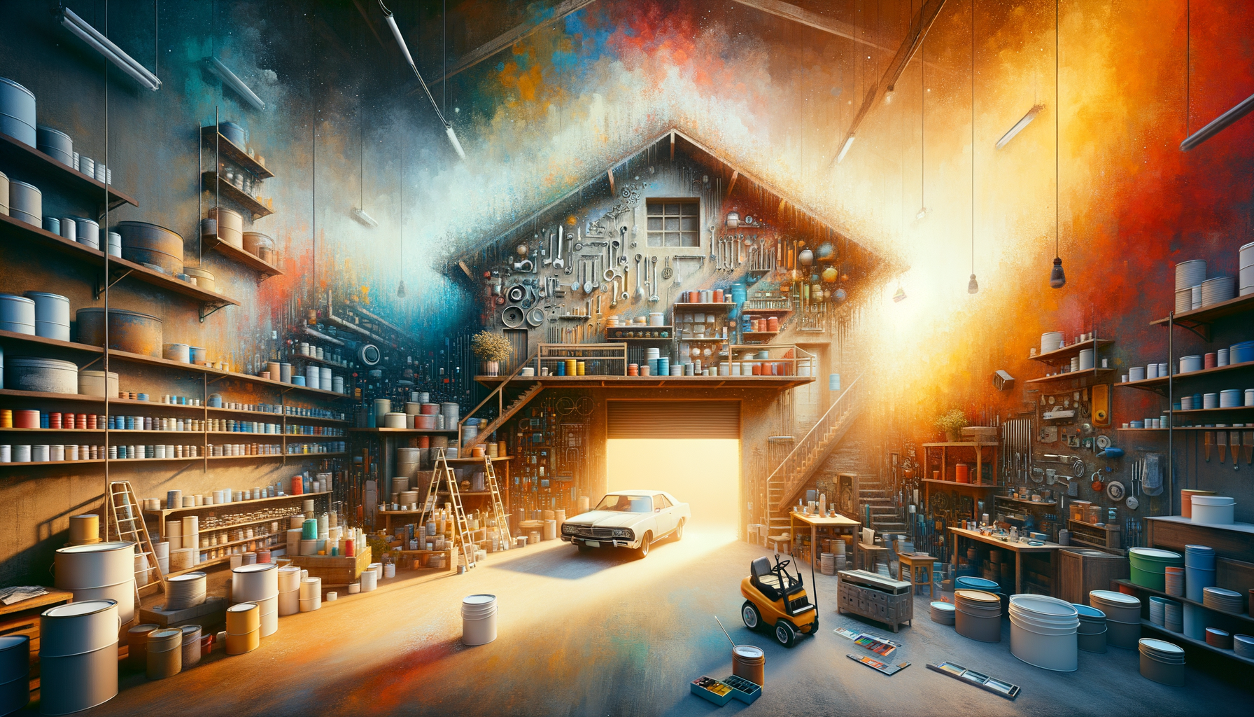 Как выбрать краску для бетонных стен в гараже